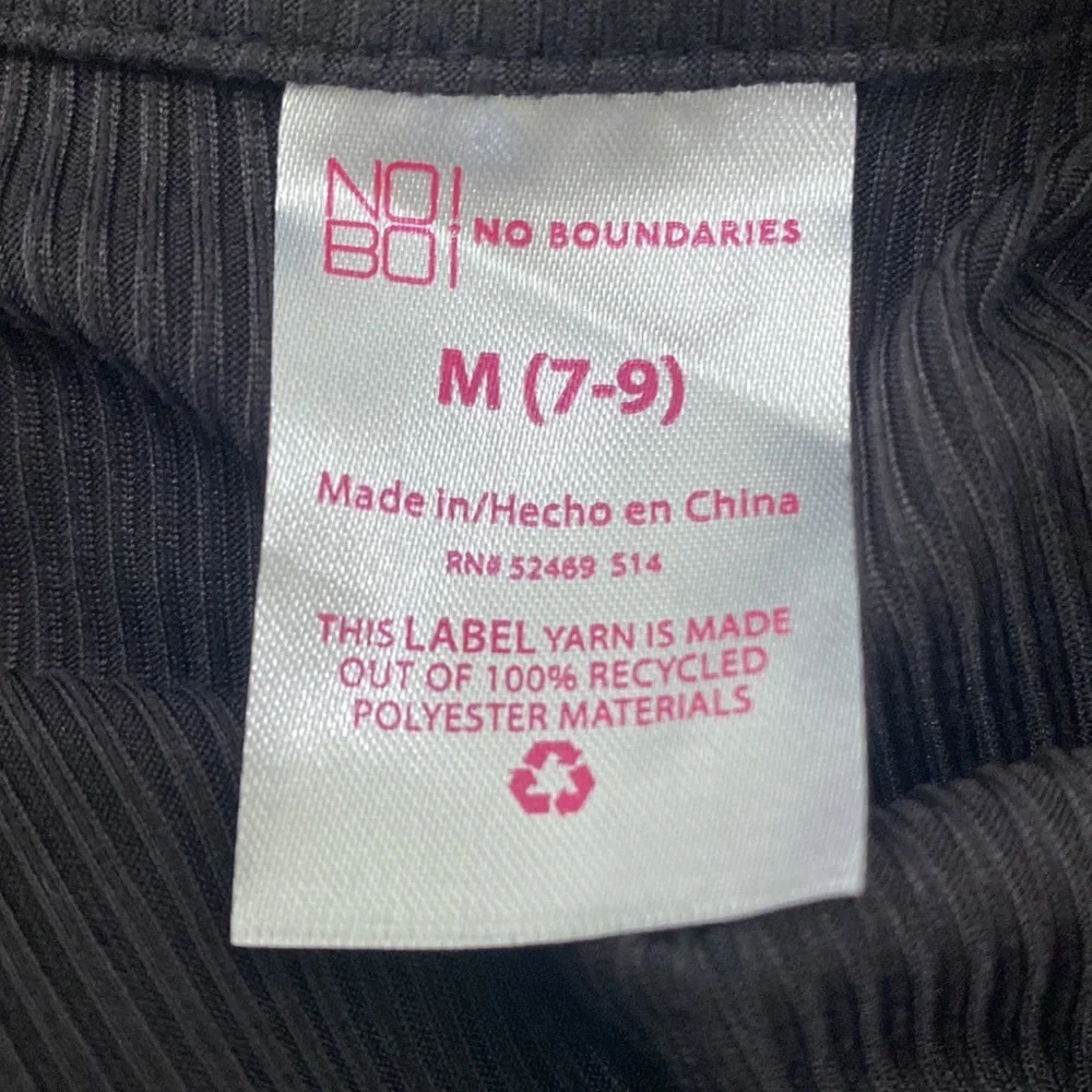 Black Light Knit Top with Button Details and Collared V-Neck​ - Picture 8 of 8